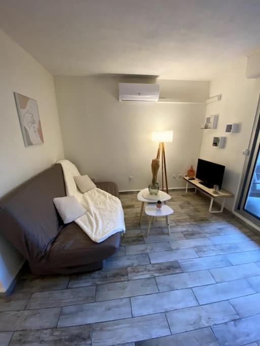 Studio Cabine Avec Jardin Appartement Canet-en-Roussillon Buitenkant foto